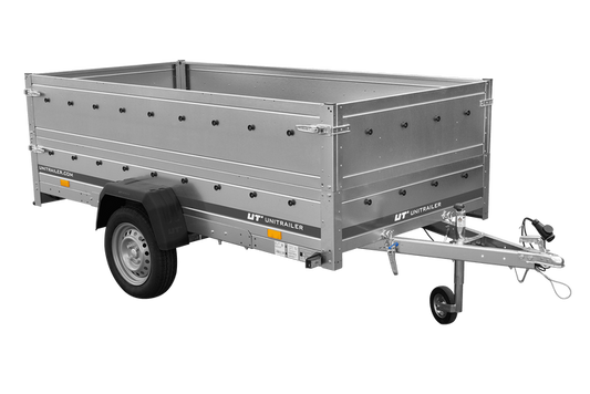Unitrailer KIPP 264 Gartenanhänger (neu) mit Stützrad und Bis-Planken